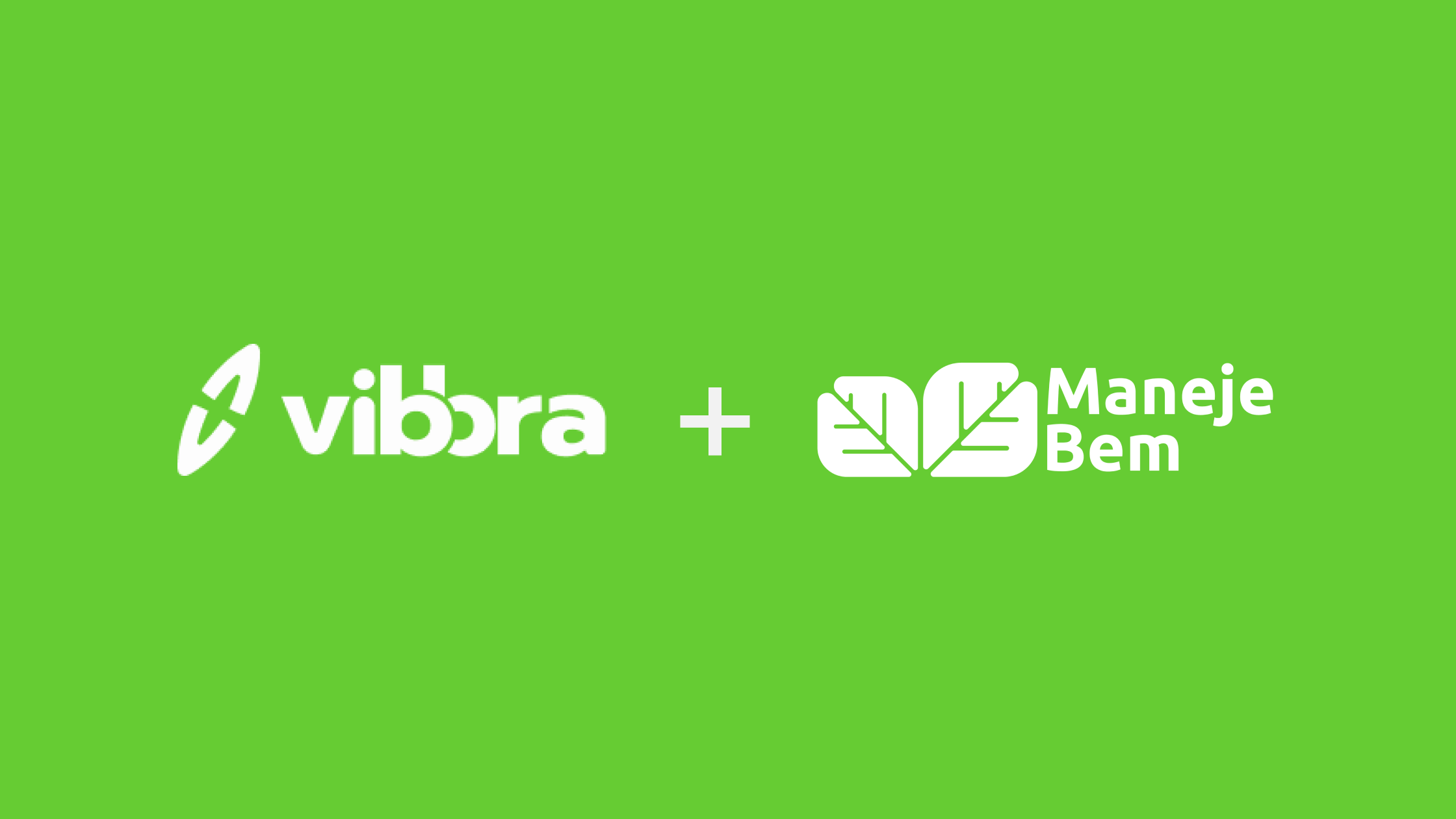 Logotipo das empresas Vibbra e ManejeBem